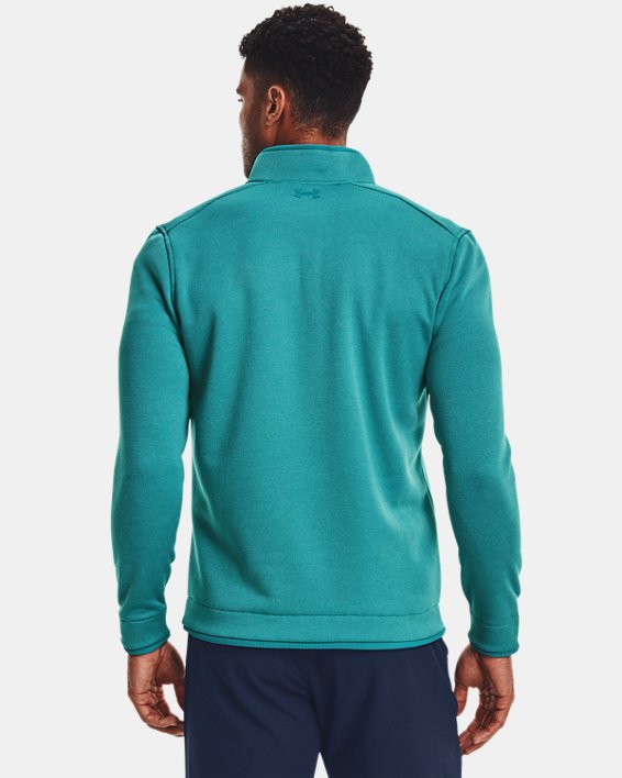 Maillot UA Storm SweaterFleece ½ Zip pour homme, Blue, pdpMainDesktop image number 1